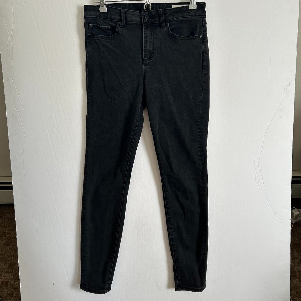 Vince Camuto Black Skinny Jeans High Rise Stretch Womens Size 8 29